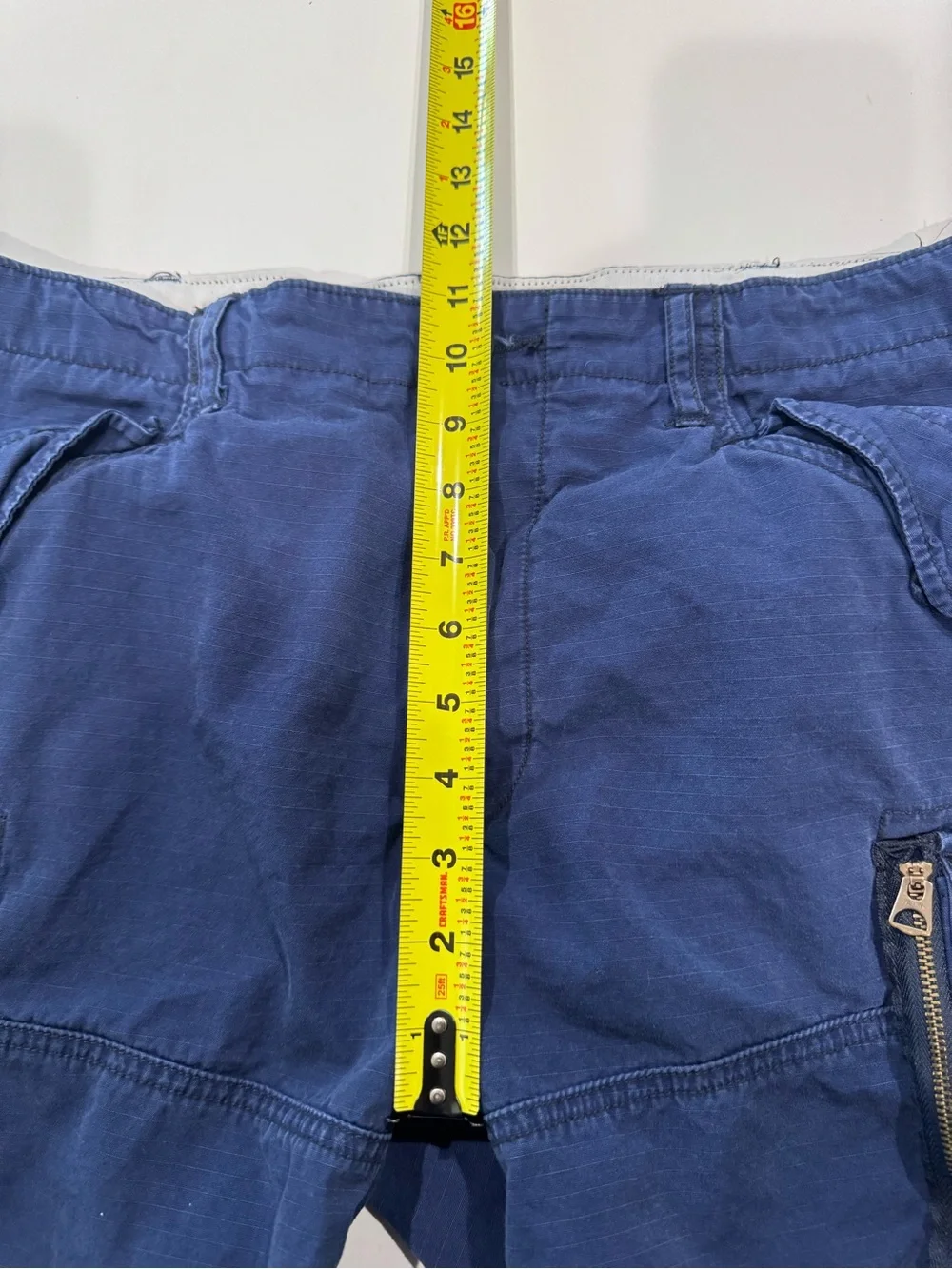 Polo by Ralph Lauren Navy Cargo Shorts with Zip Pocket
